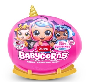 Papusa Babycorns - Magical Rainbocorns, seria 1, 15 accesorii