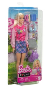 Papusa Barbie I Love School cu accesorii