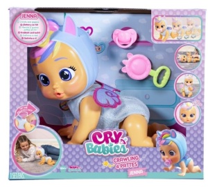 Papusa Cry Babies, IMC Toys, Crawling Jenna