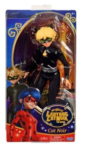 Papusa Miraculous - Cat Noir, 28 cm, 4+ani