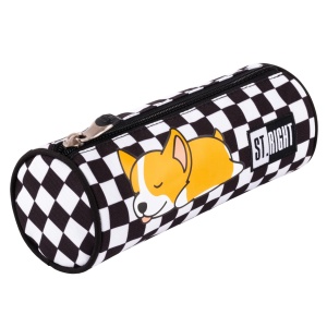 Penar Borseta, St.Right, cu 1 Fermoar, Colectia - Sleepy Corgi PU01 21x7.5cm