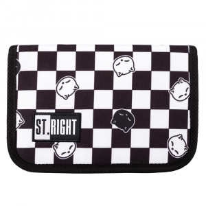 Penar cu 1 Fermoar si 2 Extensii, Neechipat, St.Right - Chess Cats PC03, 20.5x14x3.5 cm