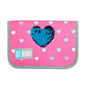 Penar cu 1 Fermoar si 2 Extensii, St.Majewski, Gama St.Right Sequin Cats PC03 cu Paiete - Img 1