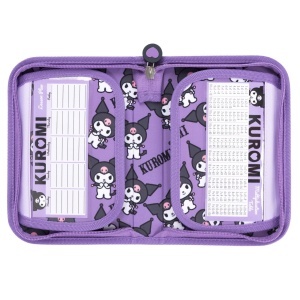 Penar cu 1 Fermoar si 2 Extensii, St.Majewski - Kuromi Violet PC03, 20.5x14x3.5 cm - Img 2