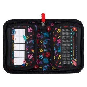 Penar cu 1 Fermoar si 2 Extensii, St.Majewski - Stitch Blach Aloha PC03, 20.5x14x3.5 cm - Img 2