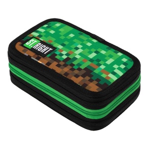 Penar Echipat cu 3 Fermoare, St.Right PC05 Game Zone, 19x13x7cm