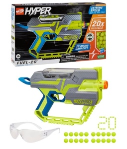 Pistol de jucarie Nerf Hyper Fuel-20 14+ani