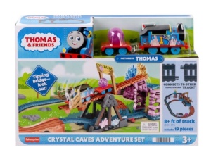Set de joaca Thomas & Friends - Crystal Caves Adventure, cu locomotiva motorizata, HMC28