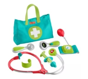 Set doctor, Mattel, Fisher-Price, Medical Kit 7 pcs