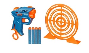 Set Pistol Jucarie si Tinta Nerf Elite 2.0, 4 Sageti +8Ani! - Img 2