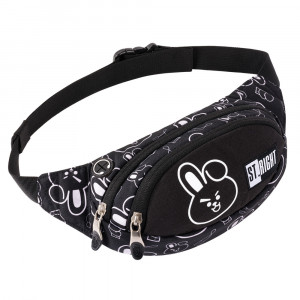 Borseta Brau, St.Right, cu 2 Compartimente, Impermeabila, Colectia Clever Bunny WB02, 30x14.5x7cm