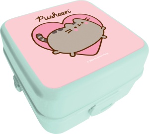Cutie de Sandwich cu 4 Compartimente - Pusheen 13.5x13x8cm, 1100ml