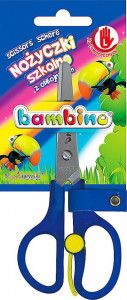 Foarfeca Scolara Bambino, cu Opritor, pentru Stangaci - Img 4