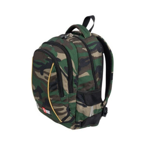 Ghiozdan Prescolari 3 Compartimente, St.Majewski, Ergonomic, Impermeabil, Elemente Reflectorizante, Colectia St.Right - Moro BP26, Camuflaj, 39x27x17cm - Img 2