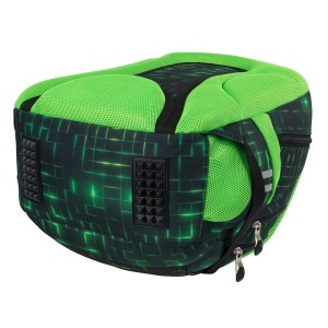 Ghiozdan Prescolari, St.Right, 3 Compartimente, Impermeabil, Neon Pad BP26, 39x27x17cm - Img 4