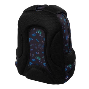 Ghiozdan Scolar Copii St.Right BP26 Game Controller, 3 Compartimente, Ergonomic, 20L, 39x27x17 cm - Img 3