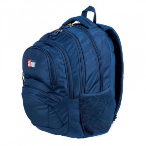 Ghiozdan Scolar, St.Majewski, 4 Compartimente, St.Right Navy Blue BP05 42x30x19cm - Img 4