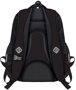 Ghiozdan Scolar St.Right BP06 - K-Pop Rhythm, 4 Compartimente, Ergonomic, 42x31x22cm - Img 2