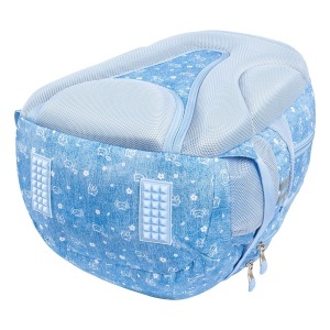 Ghiozdan Scolar St.Right BP06 - Meow Mood, 4 Compartimente, Ergonomic, 42x31x22cm - Img 6