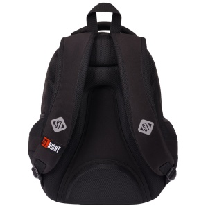 Ghiozdan St.Majewski, Ergonomic, Impermeabil, Colectia St.Right - Black BP73, 46x31x20cm - Img 7