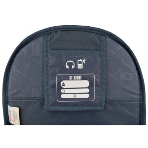 Ghiozdan St.Right, Ergonomic, Impermeabil, Colectia - Grey Space BP07, 42x30x20cm - Img 7