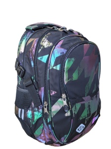 Ghiozdan St.Right, Ergonomic, Impermeabil, Colectia - Holo Impression BP01, 43x32x21cm - Img 2