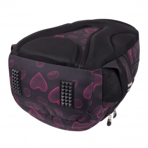 Ghiozdan St.Right, Ergonomic, Impermeabil, Colectia - Virtual Heart BP06 42x31x22cm - Img 4