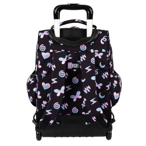 Ghiozdan tip Troler St.Right, TB03 cu Protectie - Holo-Baloons, Maner Dublu, 49x31X20cm - Img 3