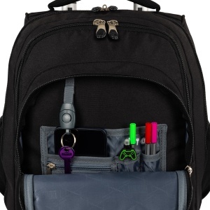 Ghiozdan tip Troler St.Right, TB03 cu Protectie - K-Pop Rhythm, Maner Dublu, 49x31X20cm - Img 4