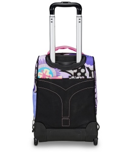 Ghiozdan Troler, Mitama, Tija Dubla, DR. Trolley Junior Flower Fashion, 49x31X20cm 35l - Img 4