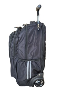Ghiozdan Troler, St.Right, Roti Silicon, Impermeabil, Colectia Black, TB01, 44x32x25cm - Img 2