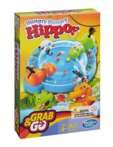 Joc interactiv copii, HASBRO, Hungry Hippos, +4ani, Multicolor
