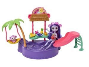 Papusa Enchantimals Piscina Sunshine Beach