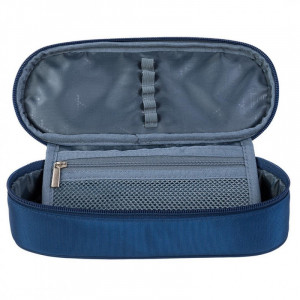 Penar Borseta Rigid, St.Majewski cu 1 Compartiment, Clapeta Interioara, Colectia St.Right - Navy Blue PC01 23x9,5x6cm, Albastru - Img 3