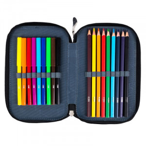 Penar Echipat cu 2 Fermoare, St.Majewski, gama St.Right RAINBOW UNICORNS PC04 - Img 3