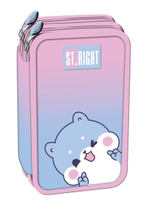 Penar Echipat cu 2 Fermoare, St.Right, Blue Hamster, PC04