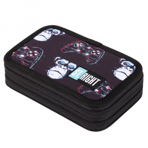 Penar Echipat cu 2 Fermoare, St.Right, Colectia - Blue Gamer PC04