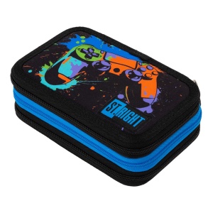 Penar Echipat cu 3 Fermoare, St.Right PC05 Game Controller Splash, 19x13x7cm