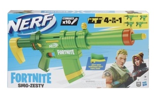 Pusca Nerf, Fortnite SMG Zesty, 10 proiectile, 8+ - Img 1