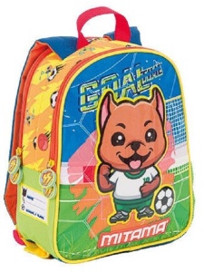 Rucsac Gradinita, Mitama, 2in1 cu 2 Fete, Bretele Reversibile, Spinny - Dog & Robo, 31x25x10cm - Img 2