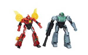 Set 2 figurine Transformers Earthspark - Terran Twitch si Robby Malto - Img 2