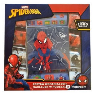 Set Autocolante cu stickere, 1800pcs Spider-Man