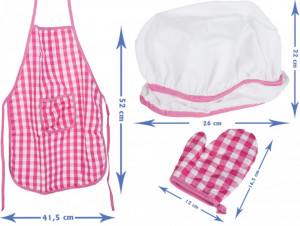 Set Bucatar, MalPlay, Sort, Caciula, Ustensile, Roz - Img 3