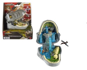 Set Figurine Jurassic World, Mattel, Rebirth - Dinozaur Tyrannosaurus Rex 4+ani