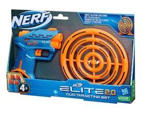 Set Pistol Jucarie si Tinta Nerf Elite 2.0, 4 Sageti +8Ani! - Img 1