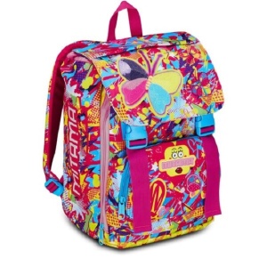 Ghiozdan Mitama, Extensibil, 4Zip, Butterfly, 40x28x18-25cm