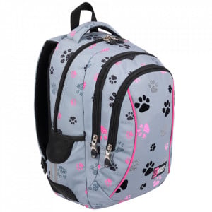 Ghiozdan Prescolari, Ergonomic, Impermeabil, Elemente Reflectorizante, Colectia St.Right - Paws BP26, 39x27x17cm - Img 2