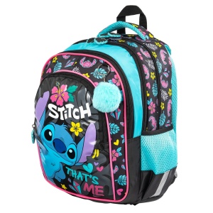 Ghiozdan Scolar Copii St.Majewski, BP58 Stitch That's Me, 4 Compartimente, Ergonomic, 22L, 40x28x18cm - Img 5