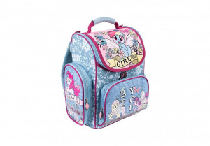 Ghiozdan Scolar Ergonomic St.Majewski - Gama My Little Pony, Ventilatie Venti Stream
