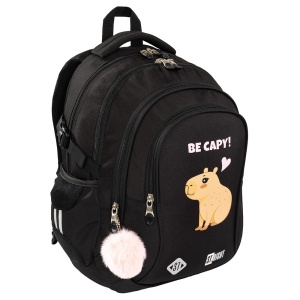 Ghiozdan Scolar St.Right BP01 Be Capy, 4 Compartimente, Ergonomic, 43x32x21cm - Img 3
